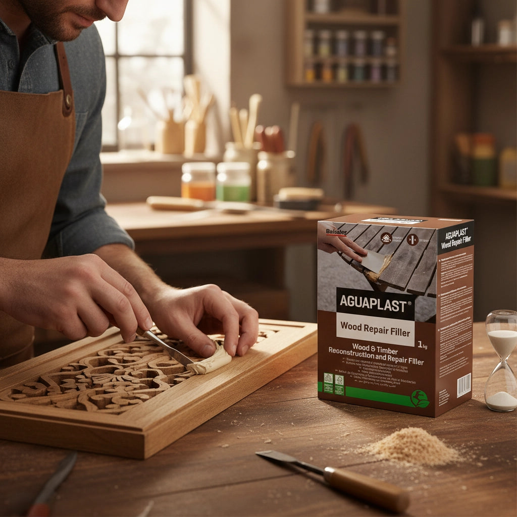 Aguaplast wood repair filler stucco riempitivo per legno 1 kg