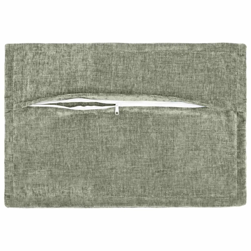 Federa 2 pz HOUTEN Verde 50 x 75 cm Tessuto Chenille 919849