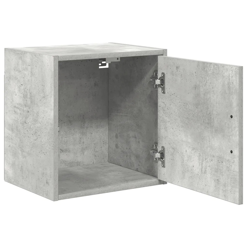 Armadietto portautensili da parete per garage 40 x 30 x 41 cm design moderno legno composito grigio cemento 02_0051423