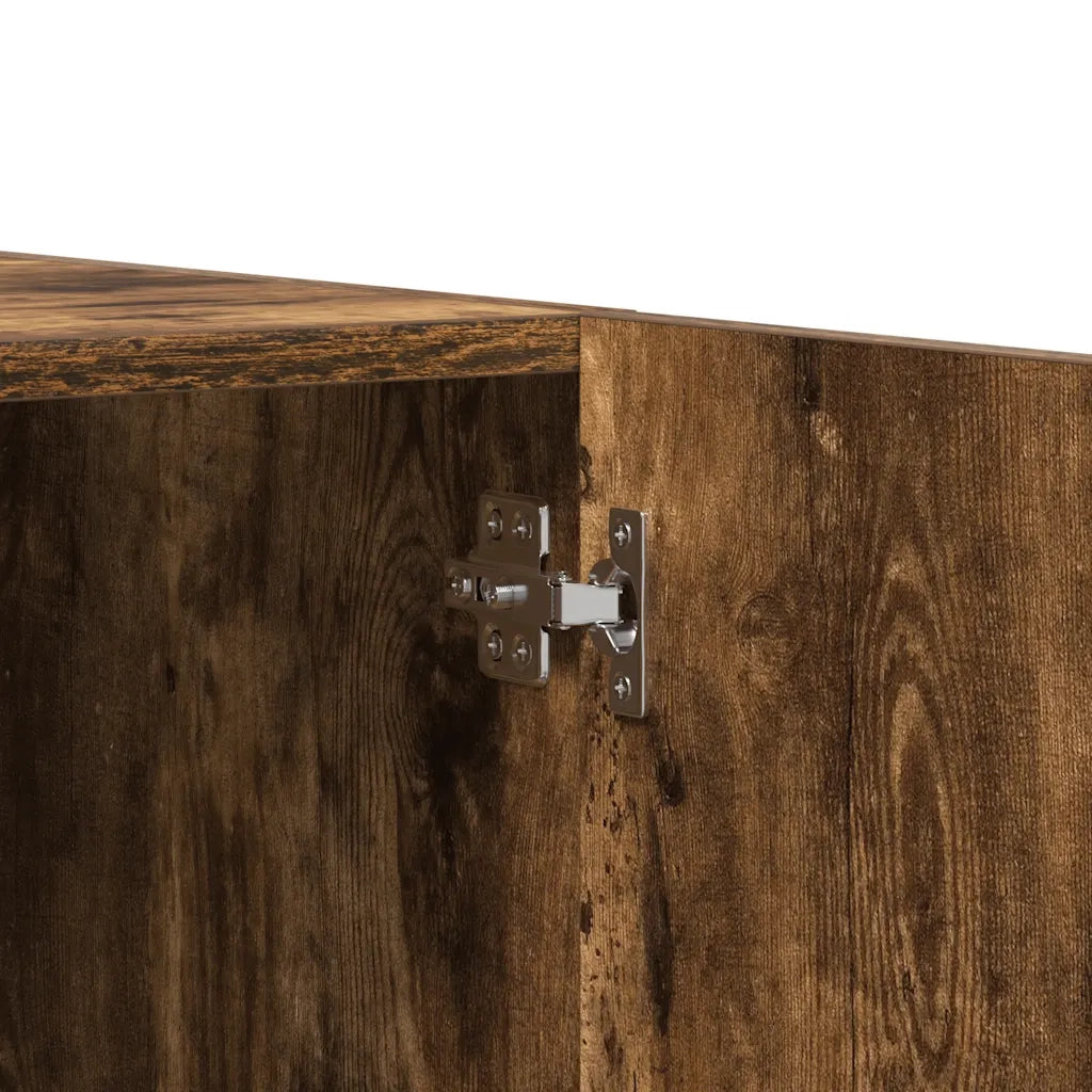 Armadio Rovere Fumo 80x52x180 cm in Legno Multistrato 815351