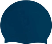 Set di 2 capi di doccia, capi di doccia per uomo e donna, capi di doccia, capi di doccia in silicone antiscivolo di alta qualità, impermeabili, ipoallergenici, elastici e comodi, per capelli lunghi e corti - Blu Marina