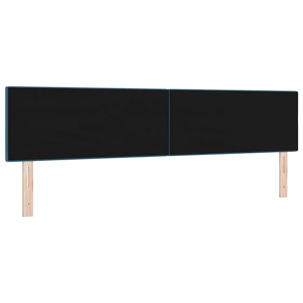Testiera | Testata LED con strisce LED Blu 200 cm Velluto