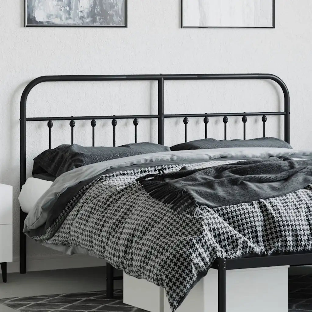 Testiera di Ricambio in Metallo Nero 160 cm 352613