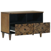 Mobile TV | Armadietto TV | Mobile Porta TV Marrone 70 x 33,5 x 46 cm Legno di mango massello