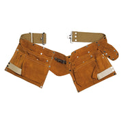 BORSA CARPENTIERE DOPPIA in cuoio  - BricoGo