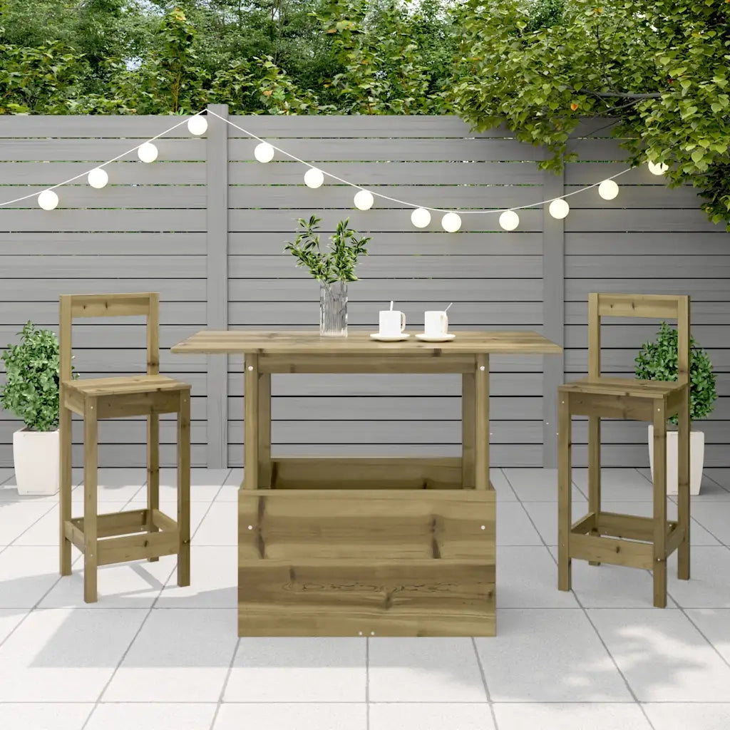 Tavolo da Giardino 100x50x75 cm in Legno Impregnato di Pino 844912