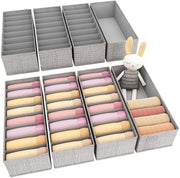 Set di 8 organizzatori per la stanza degli abiti, organizzatore per armadio, sistema di stoccaggio per armadio, tavolo da toeletta, comodino, tavolo da toeletta, cravatte, abbigliamento per bambini, calze, intimo