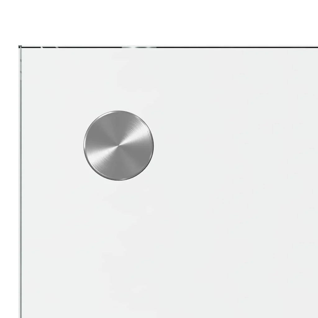 Set di 2 paraschizzi per cucina 80 x 60 cm resistenti al calore design moderno ed elegante in vetro temperato trasparente 02_0056299