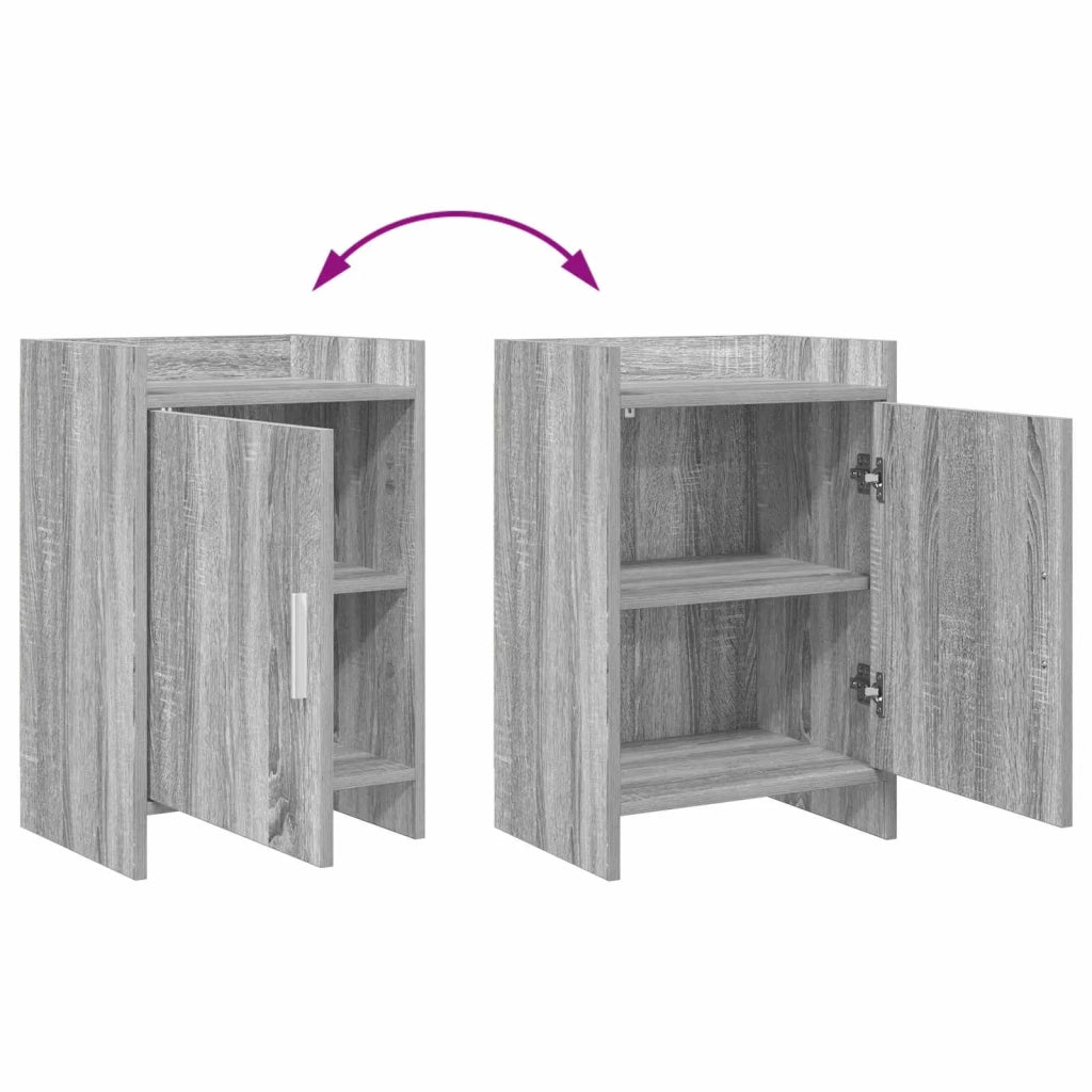 Comodini 2 pcs Sonoma grigio 40 x 30 x 60 cm 8011022