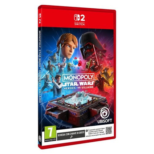 Videogioco ubisoft l00509 switch 2 monopoly star wars heroes vs villai