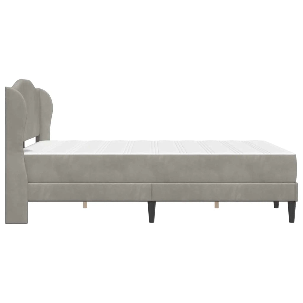 Struttura del letto Grigio Chiaro 120 x 200 cm Velluto 3415196