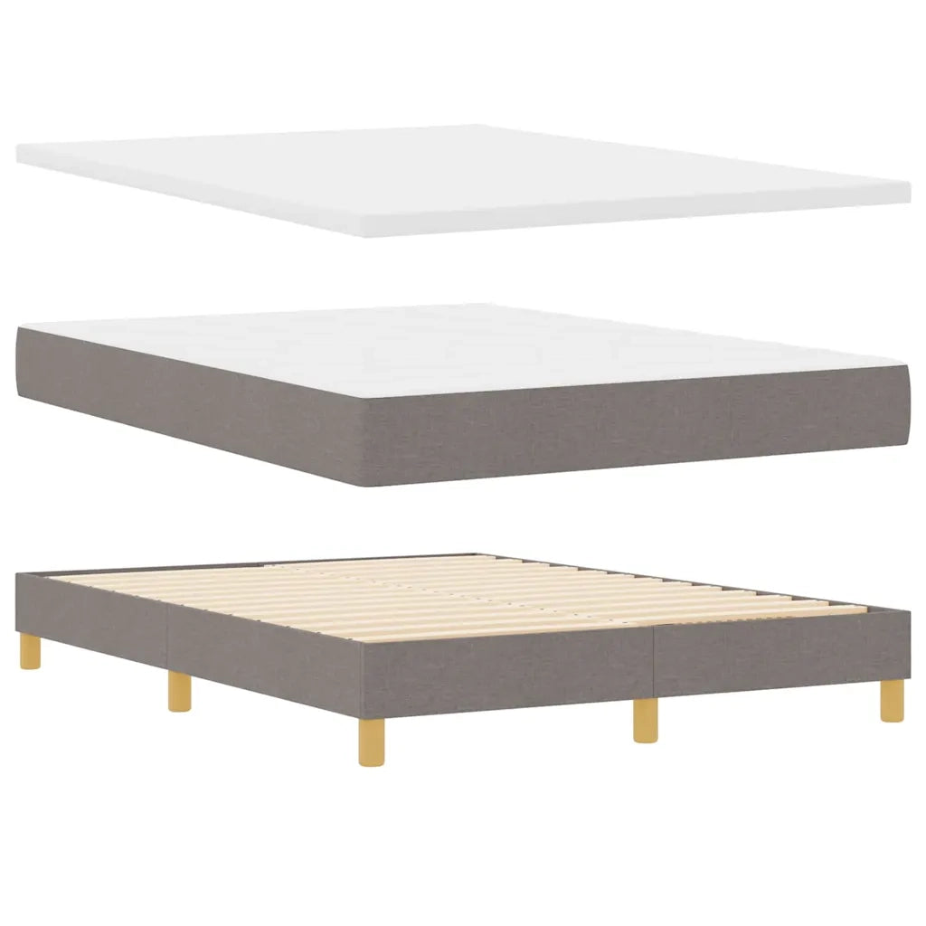 Letto a Sorgente LED con materasso Talpa 140 x 200 cm Tessuto