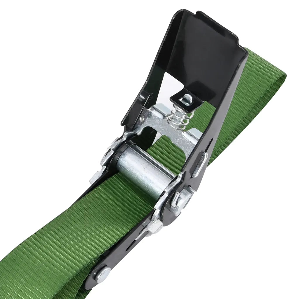 Cinghie d'Ancoraggio a Cricchetto 10 pz 800 daN 6m Verde CFW5882646