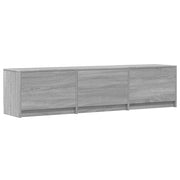 Mobile TV-Credenza per TV Grigio Sonoma 165 x 34 x 40 cm Legno multistrato