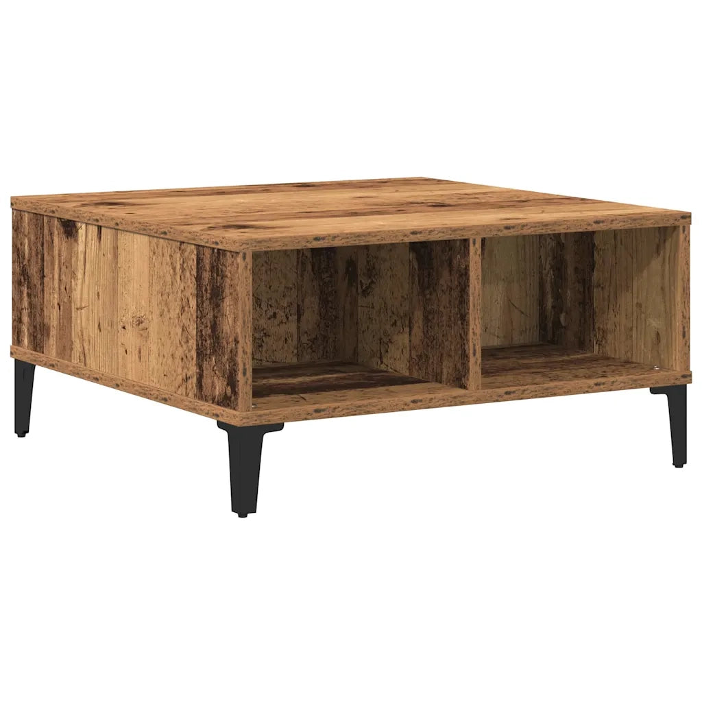 Tavolino da Salotto-Tavolino da soggiorno-Tavolo Legno vecchio 60 x 60 x 30 cm