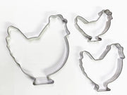 Set di stampi per biscotti 3 pezzi, acciaio inox, stampo per biscotti, stampo per sandwich, forma per torta di fondant, pasticceria a mano