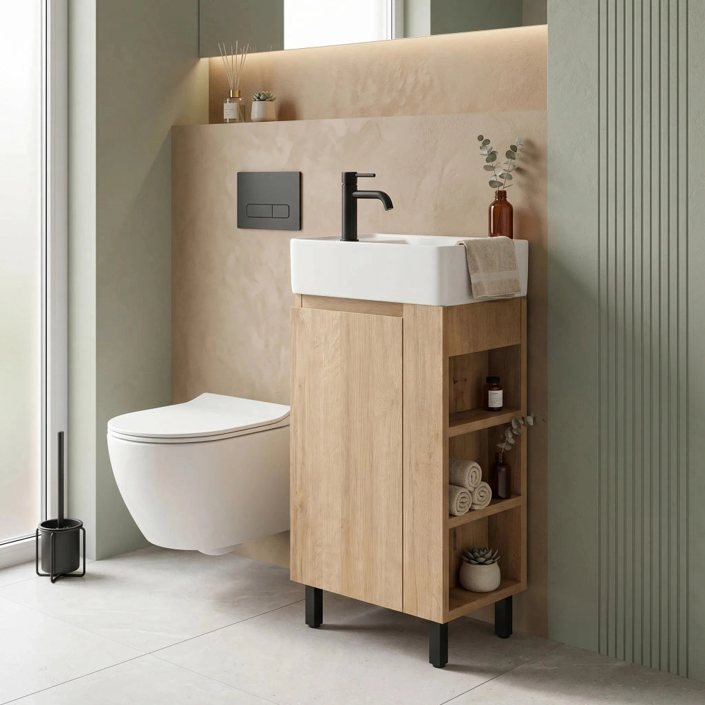 Mobile Da Bagno Con Lavabo Rea Astra 43cm