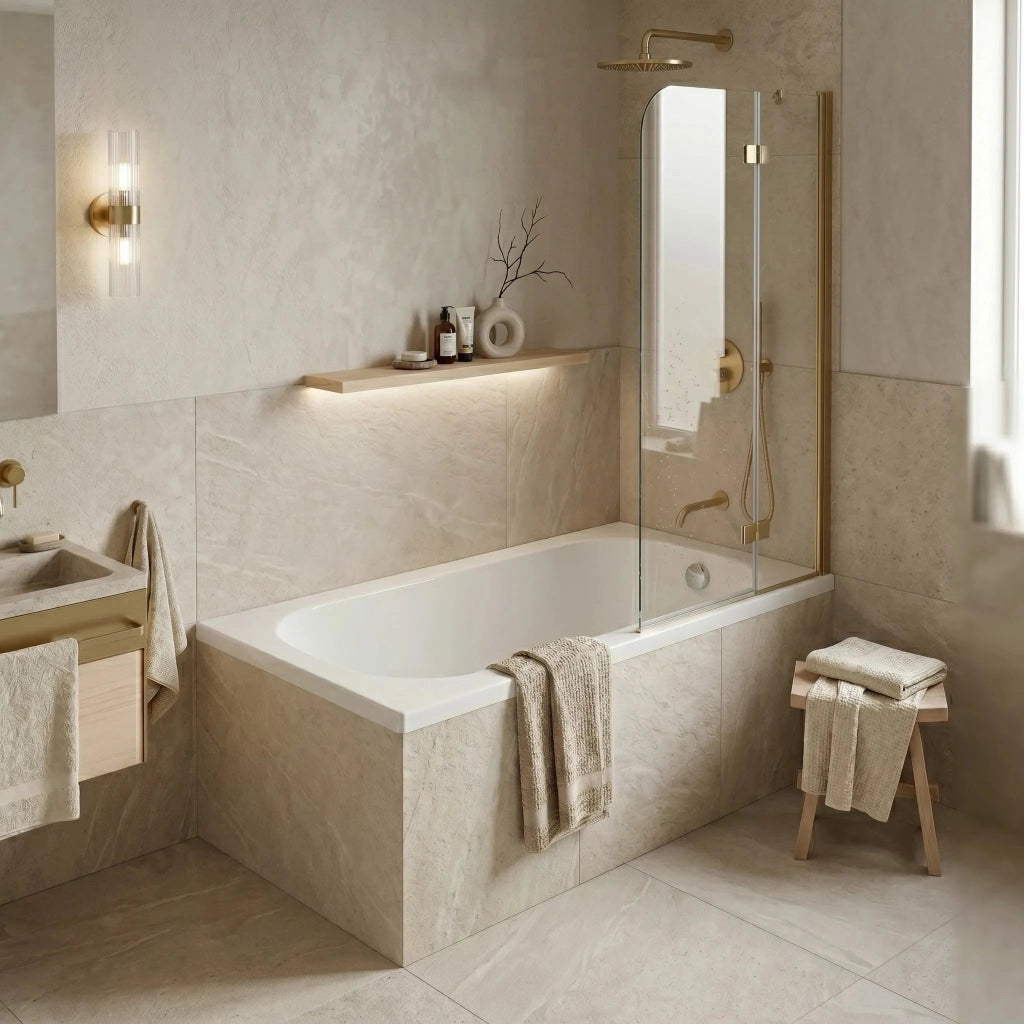 Vasca Da Bagno Acrilica Da Incasso Rea Gloria 120