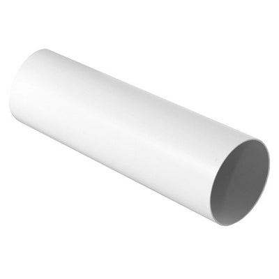 TUBO TONDO PER SISTEMA DI AERAZIONE CANALIZZATA BIANCO- Diam. 125 mm - Lungh. 1500 mm- FIRST- pezzi 1