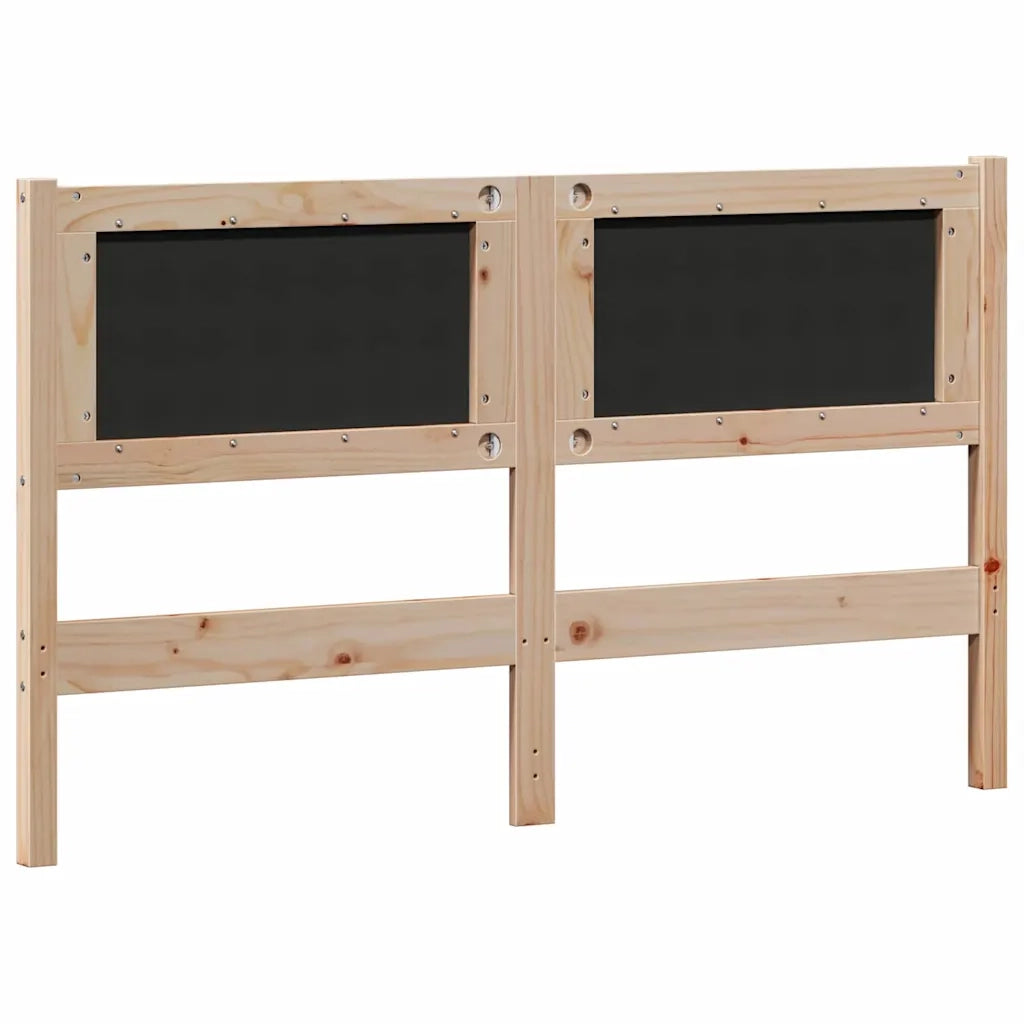 Testiera | Testata Altro Marrone e taupe 150 cm Legno di pino massello