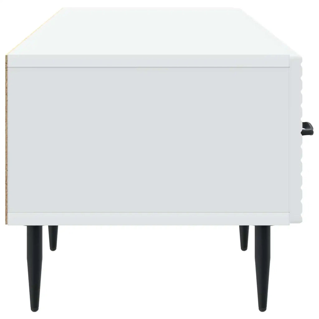 Mobile TV Bianco 147 x 34,5 x 30 cm Legno ingegnerizzato 894935