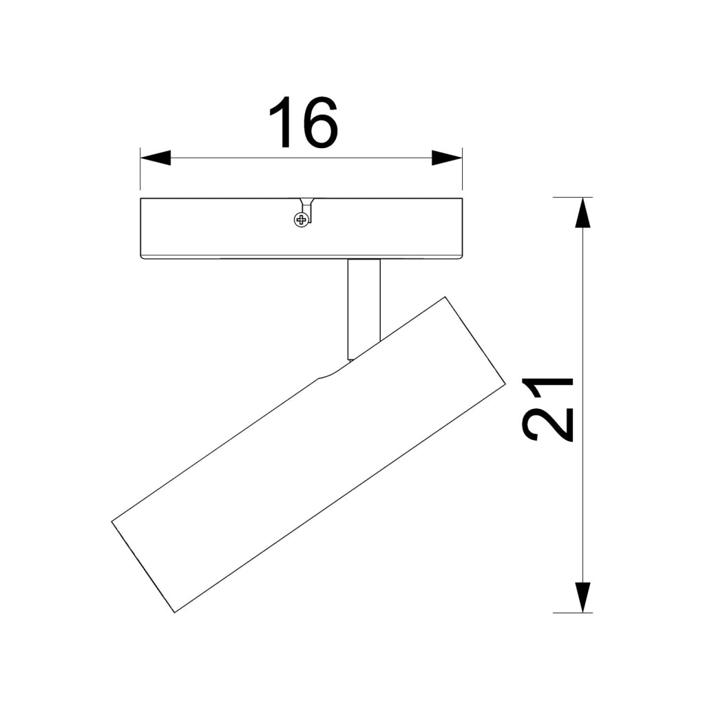 Faretto da soffitto Axion 1xGU10 cashmere acciaio