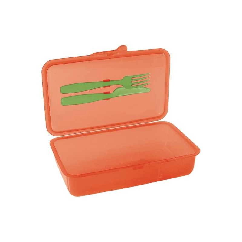 Contenitore Merenda con Posate L 1,0 Cosmoplast