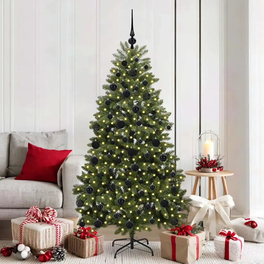 Albero di Natale artificiale Verde 180 cm PVC e Metallo 3395686