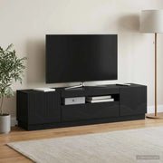 Mobile TV LED Nero Legno ingegnerizzato 897346