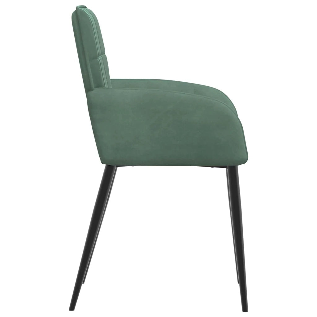 Sedie da pranzo 6 pcs Velluto (V) Verde Mare 56,5 x 50 x 86 cm 3428184