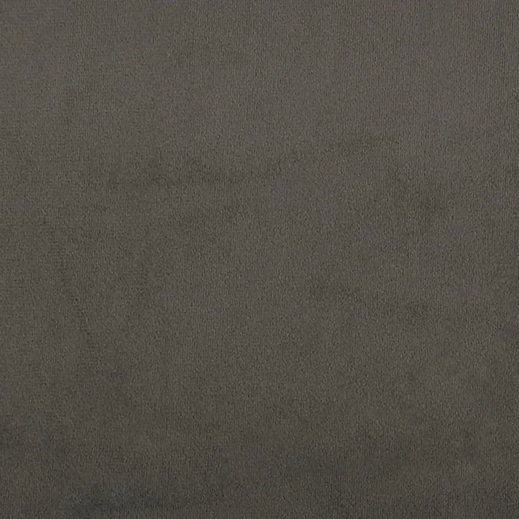 Poltrona-Divano Sedia-Poltroncina Grigio Scuro 63x76x80 cm Velluto 830464