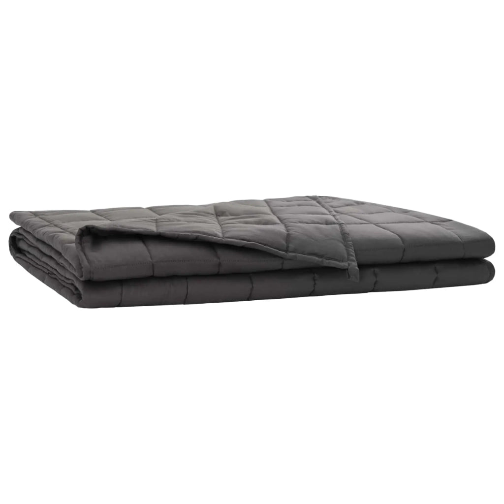 Coperta Ponderata Antracite 152 x 203 cm 7 kg 100% Cotone 205T 3442945
