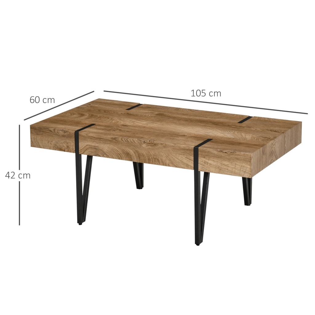 Tavolino ¨C Minimal ¨C Nero + Marrone 105x60x42