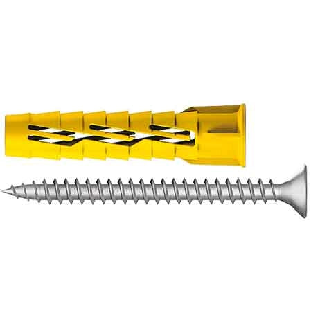 TASSELLO CON VITE 'RX02' Ø 5x25 mm - vite 4x30 mm - 200 pezzi- TECFI