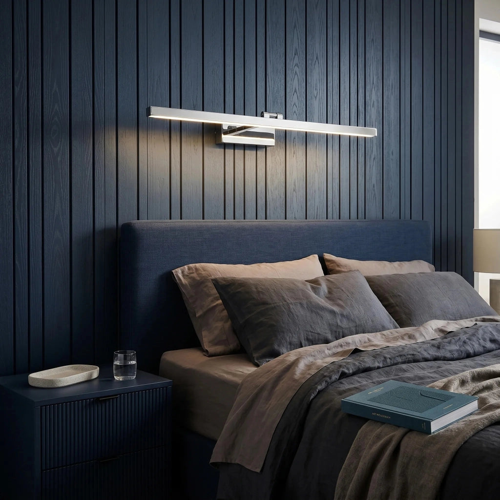 Applique Da Bagno Led APP1859-1W 80 Cm Chrome