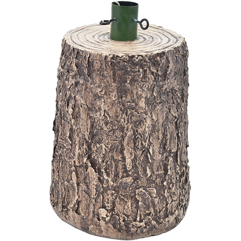 Base Supporto per Albero di Natale Tronco Natalizio 55 cm Realistico Universale