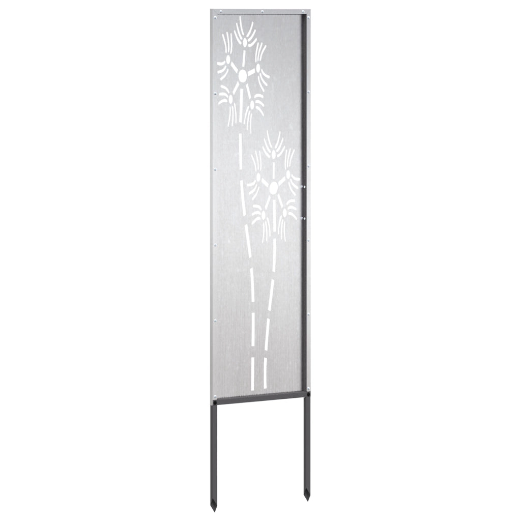 Schermo per privacy in giardino Traforo Argento 32 x 140 cm 876214