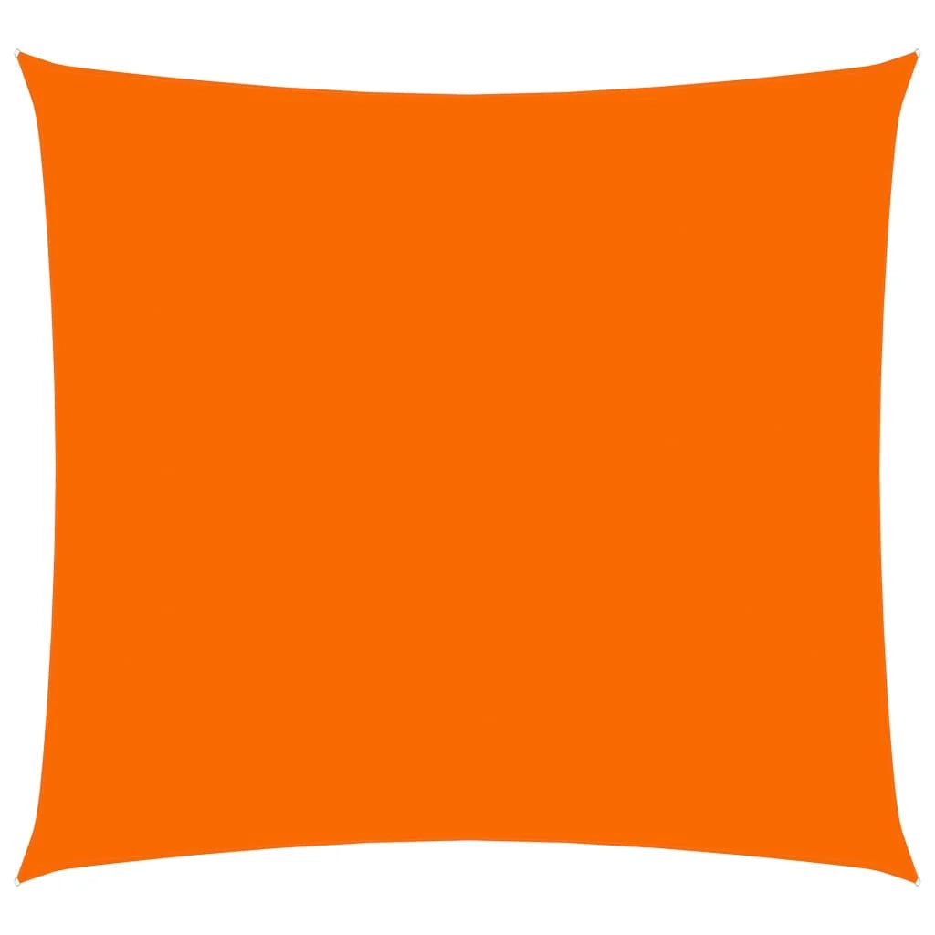 Vela ombreggiante/ombrellone quadrato 3,6 x 3,6 m in tessuto Oxford arancione 02_0009479