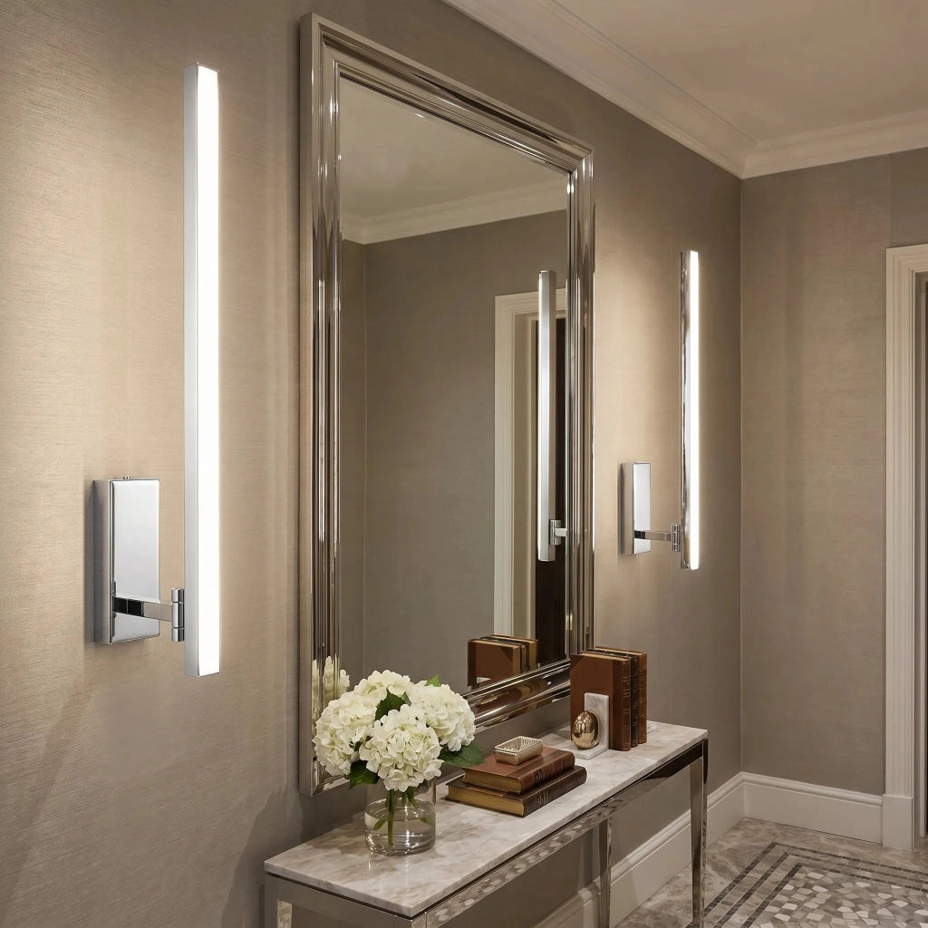Applique Da Bagno Led Swe029-1w 60cm Chrome
