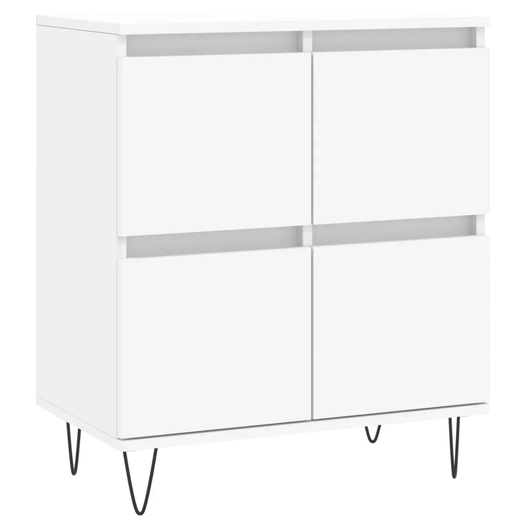 Credenze 2 pz Bianche in Legno Multistrato 3190173