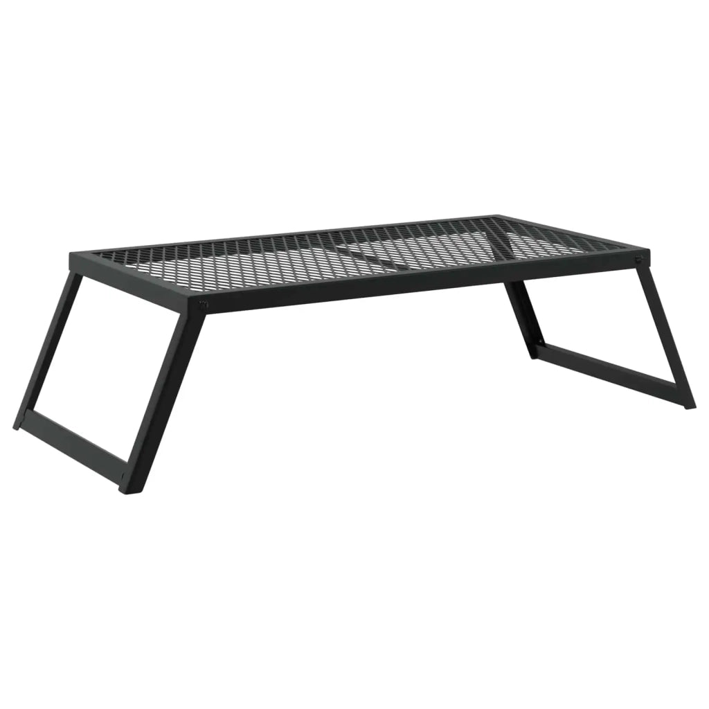 Griglia da Campeggio Pieghevole Nero 58 x 31 x 2 cm 42030066