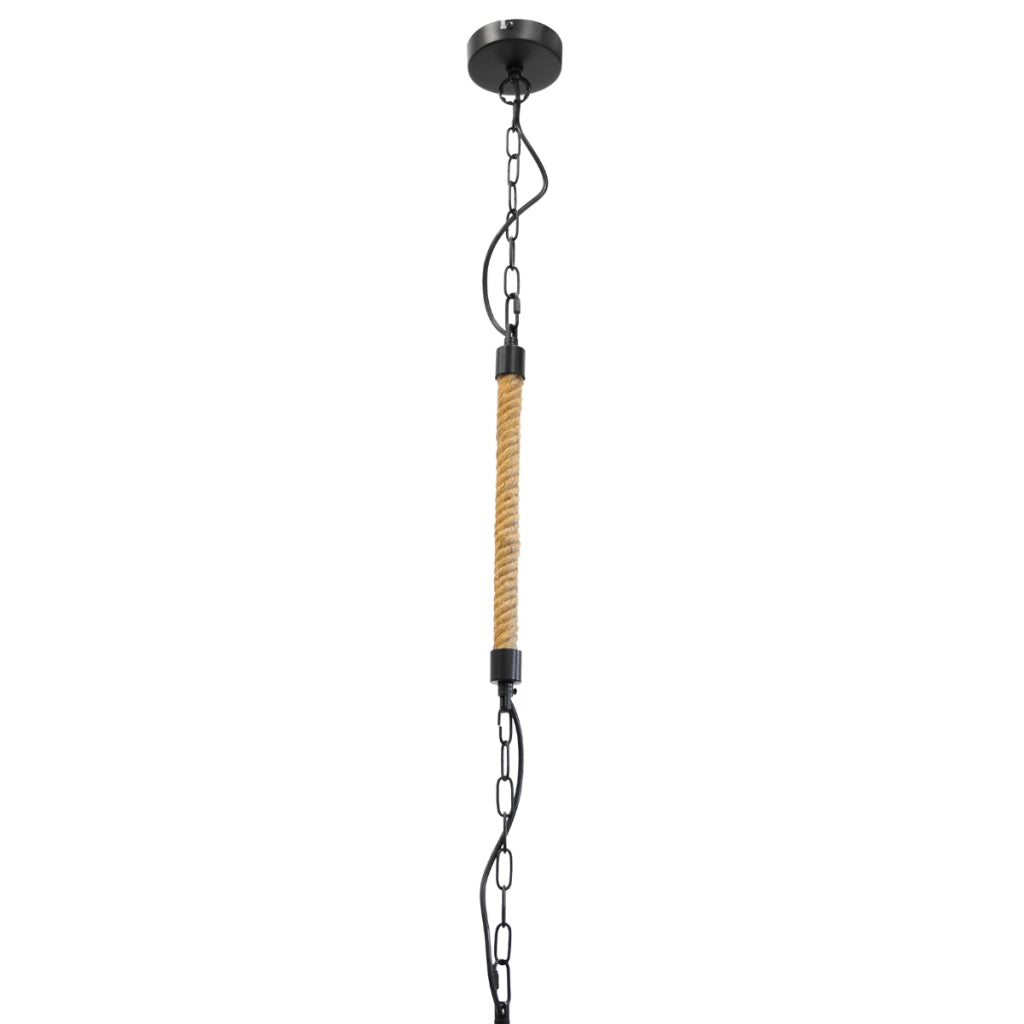 Lampada a sospensione Klatka nero oro E27 Polux Ø25 cm