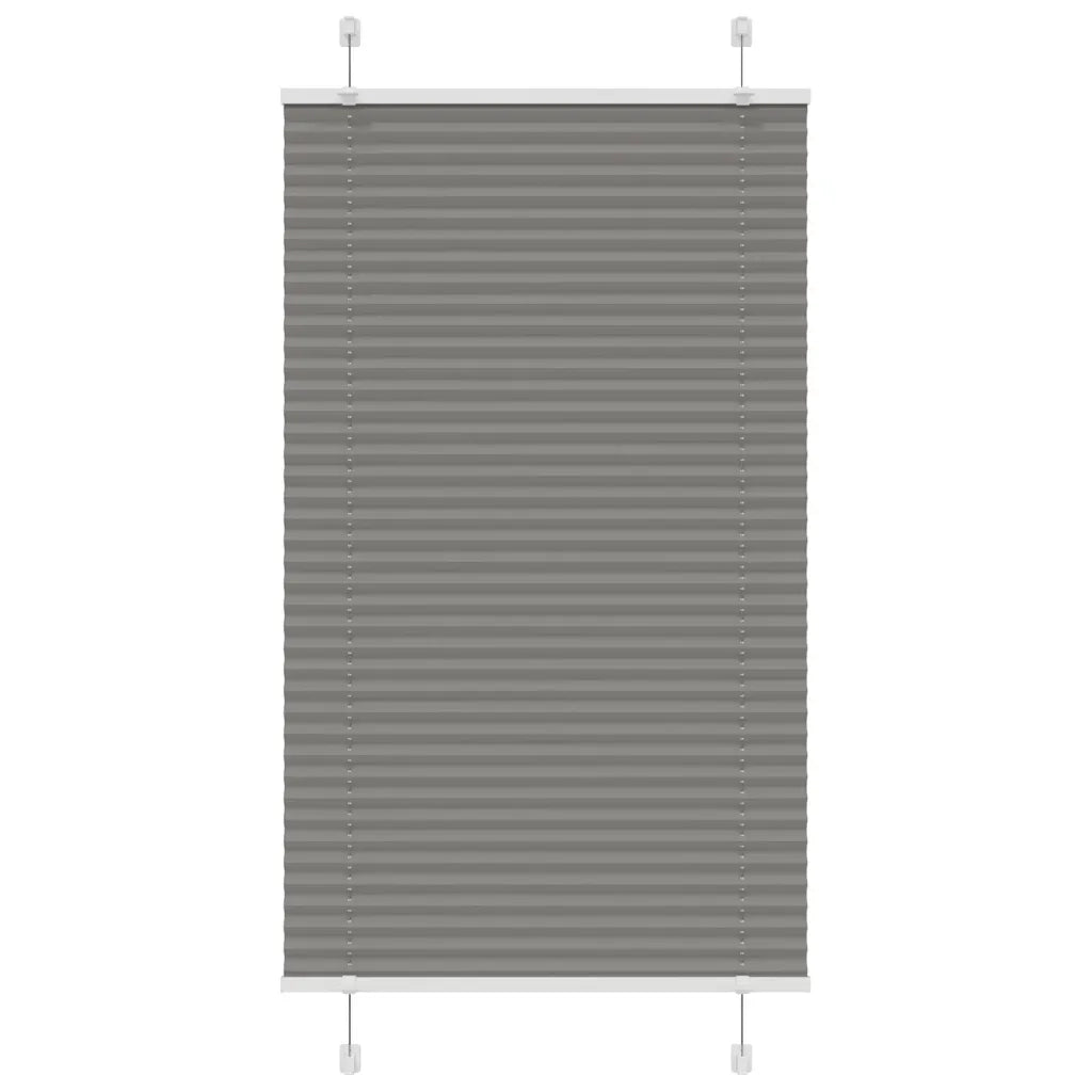 Tenda Plissettata | Tenda pliss¨¨ Antracite 70x100 cm Larghezza Tessuto 69,4 cm