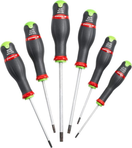 Set di chiavi a torsione ATXP.J6 con impugnature isolate - Per lavori di precisione