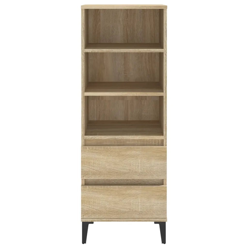 Credenza | Madia | Buffet da pranzo | Armadio da pranzo Rovere Sonoma 40x36x110 cm in Legno Multistrato