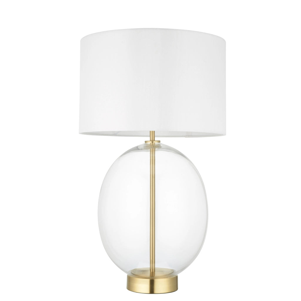 Lampada tavolo KELDA OVAL Endon ottone vetro touch E27