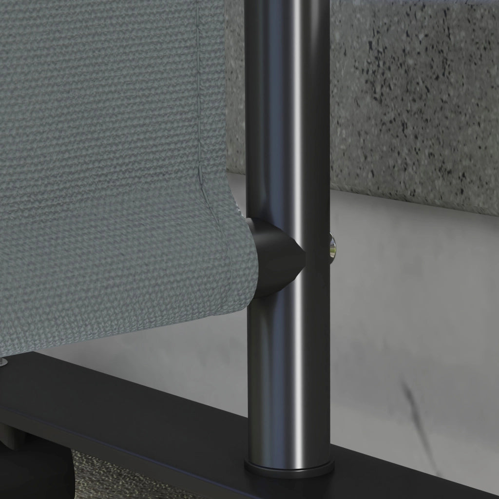 Paravento per esterno ¨C Minimal ¨C grigio 183x30x181 cm