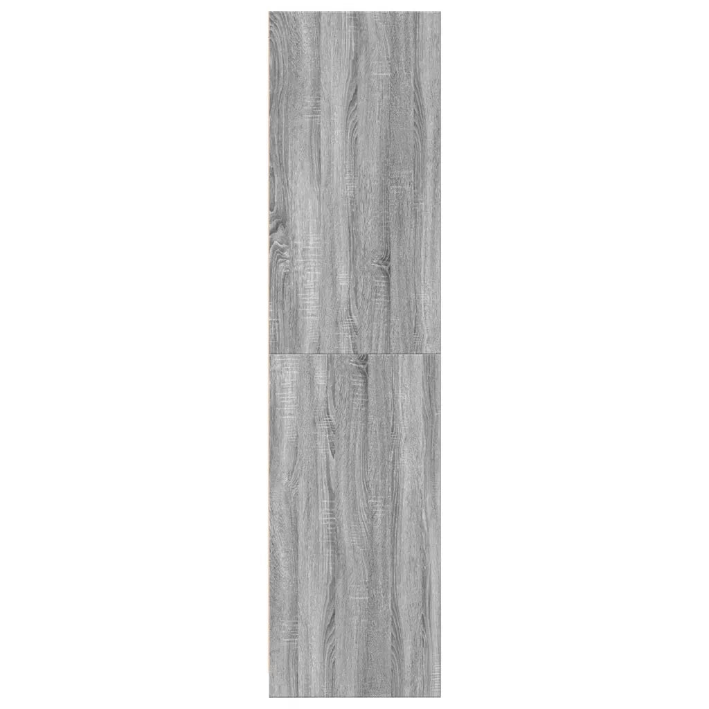 Armadio Grigio Sonoma 80x50x200 cm in Legno Multistrato CFW8616091