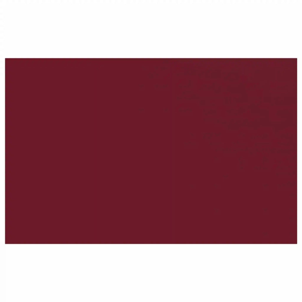 Tovaglia da Tavolo 5 pz Rosso Vino 110 x 180 cm Poliestere 42040204