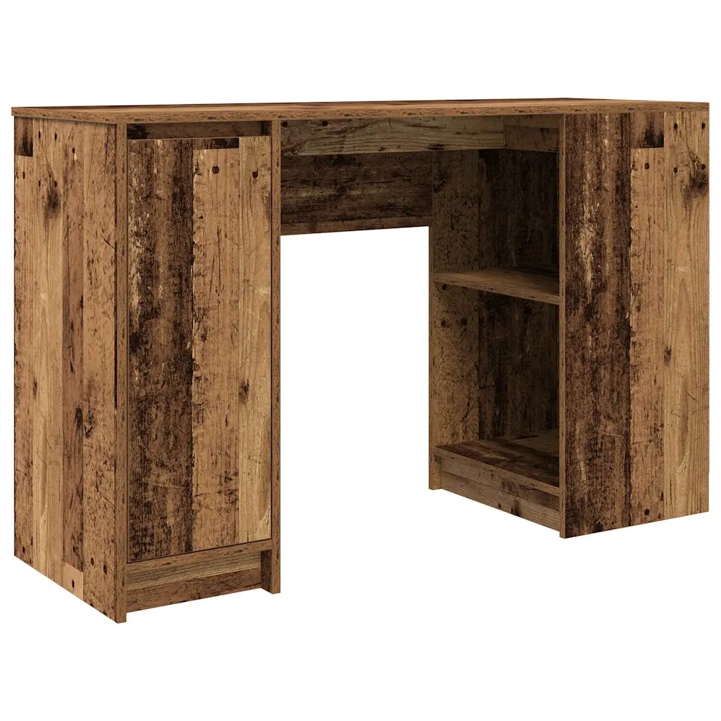 Scrivania | Tavolo da Ufficio Legno Antico 120x42x76 cm in Legno Multistrato